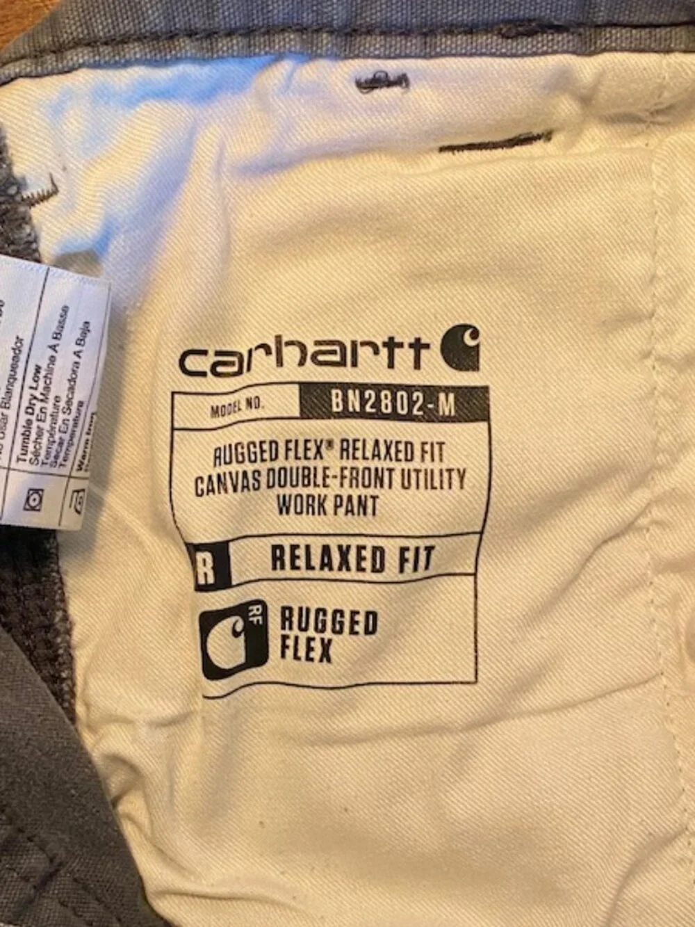 Beautifully Worn Carhartt Women's Double Knee Work Pants, Relaxed Fit, 30 x 32